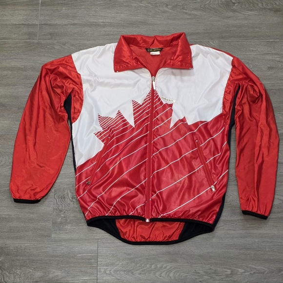 Other - Louis Garneau Full Zip Cycling Windbreaker Jacket Mens Large Vintage??